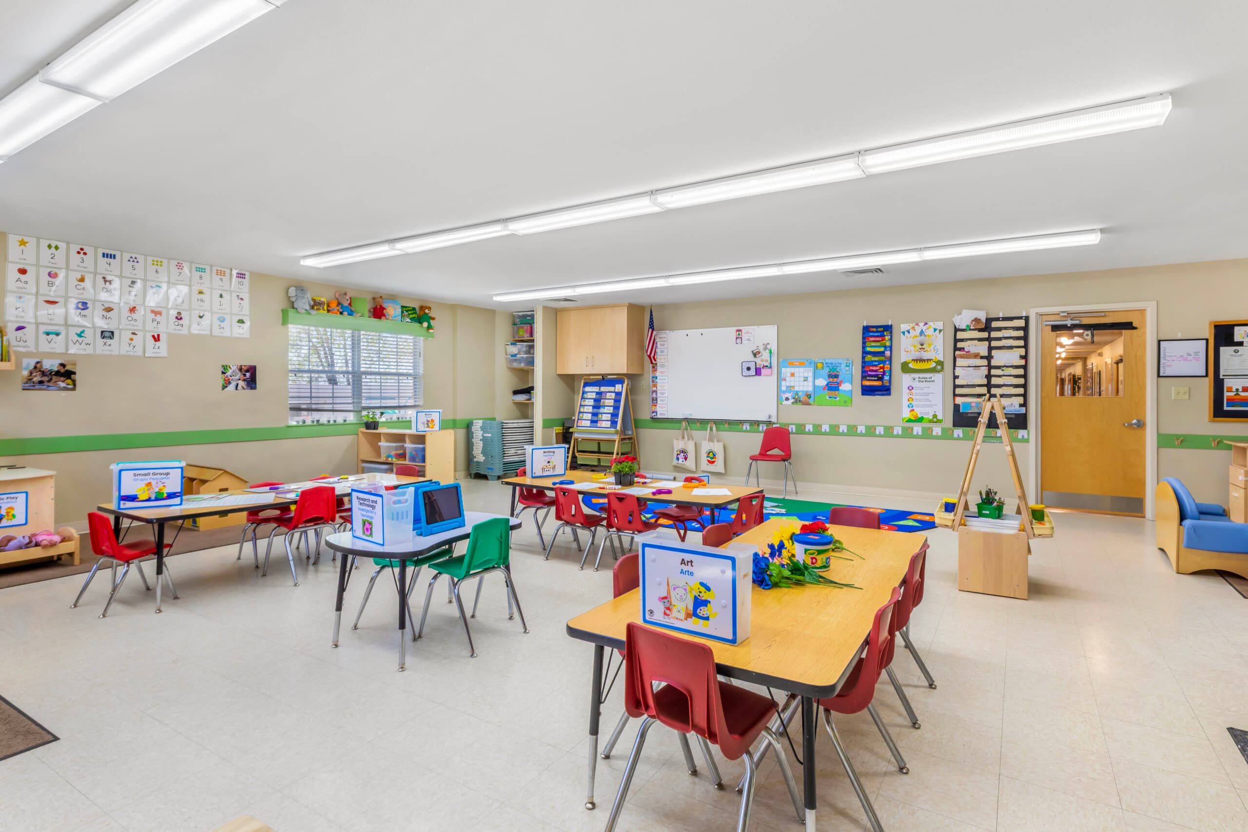 pre-k classroom at Primrose School at Reunion