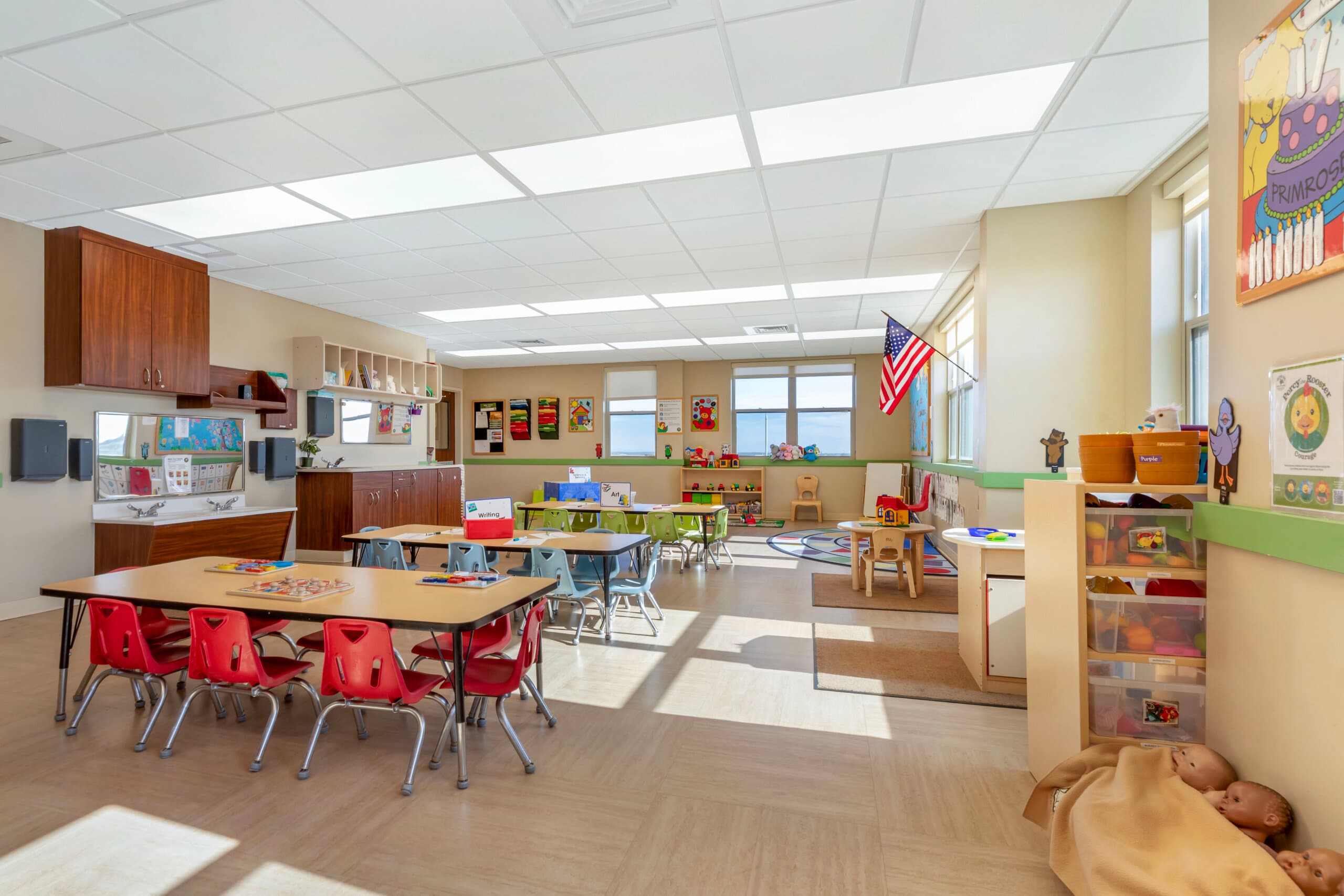 Primrose School at Sterling Ranch early preschool room