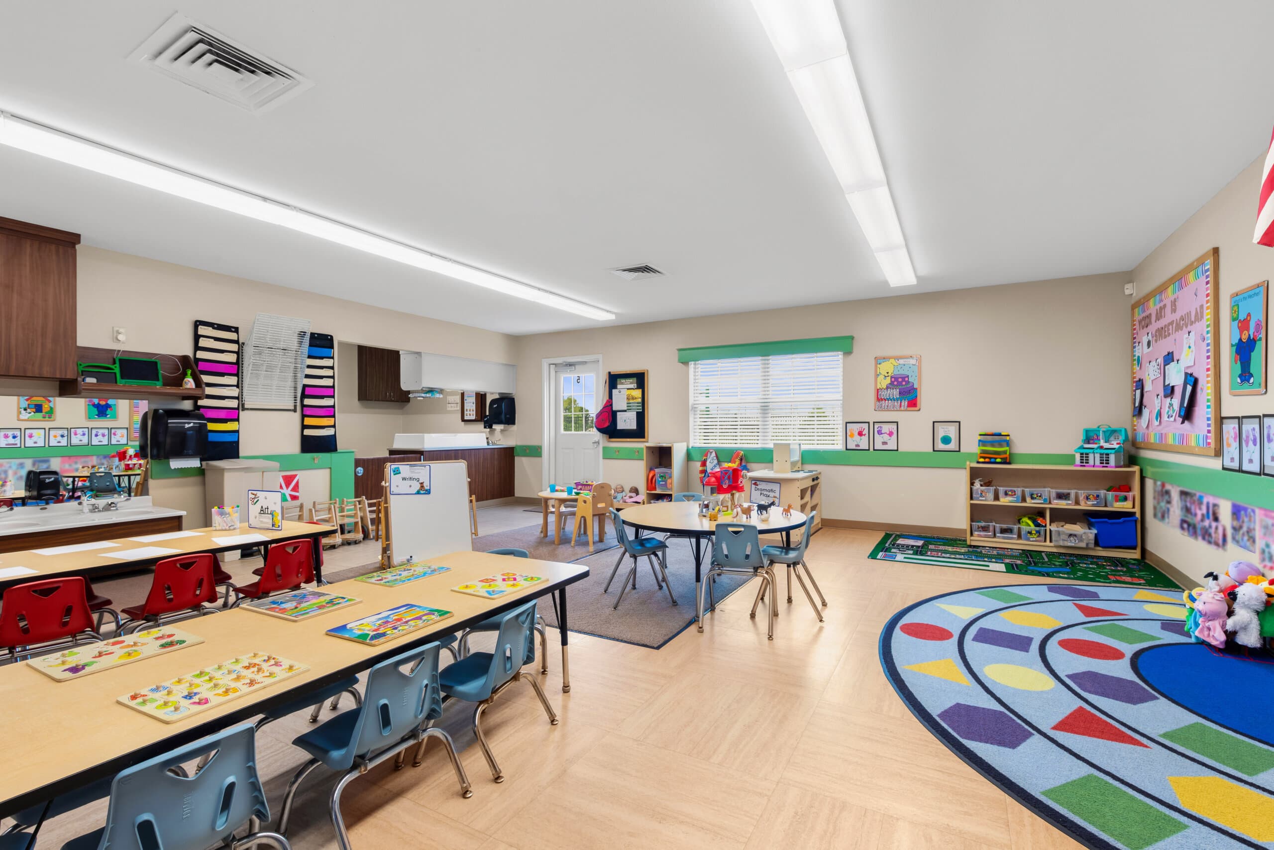preschool classroom at Primrose School of Wylie