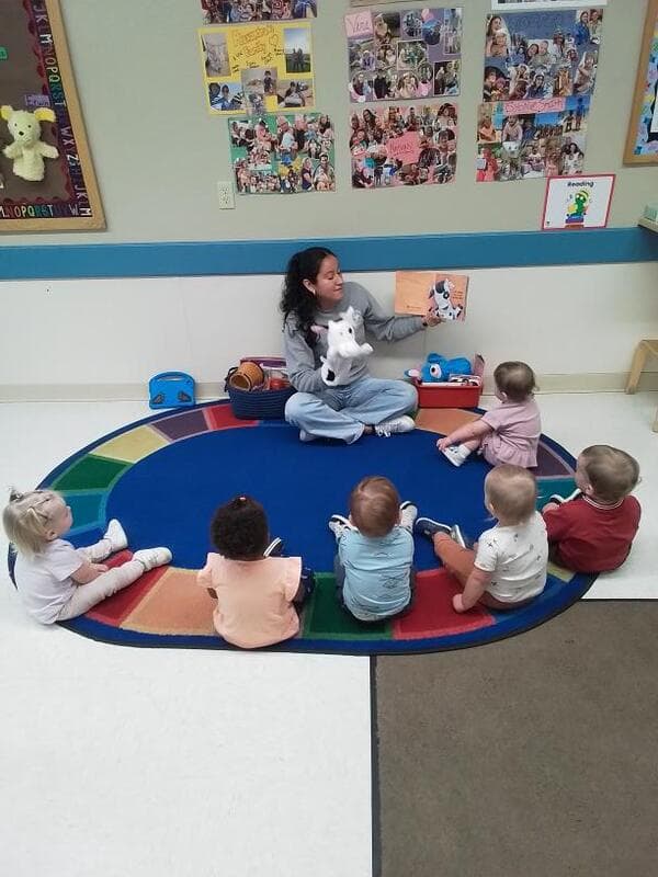 circle time at day care lowry