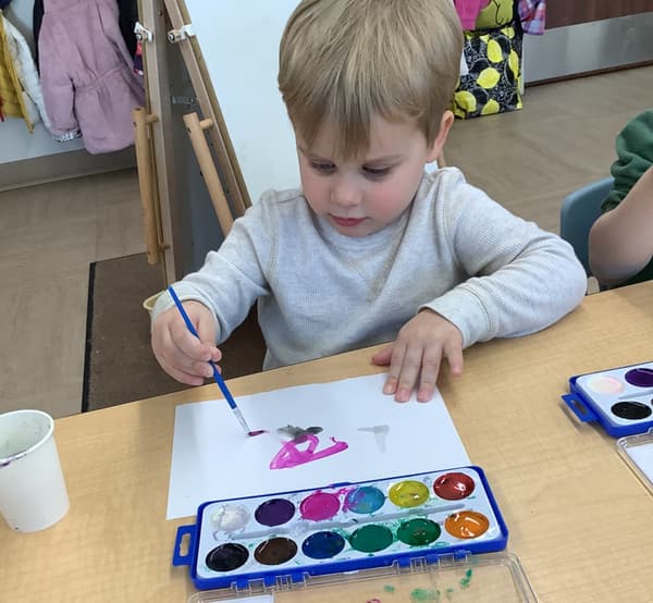 Preschool Pathways Painting