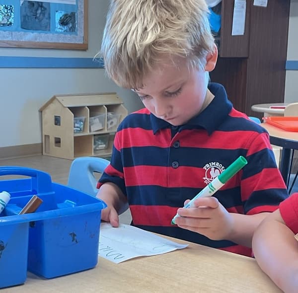 Small Literacy Group with Pre-k