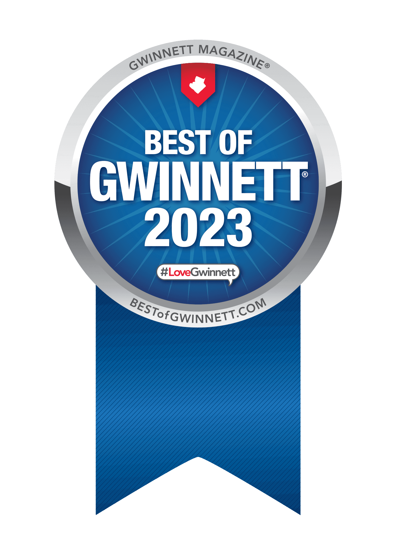 Best of Gwinnett certificate