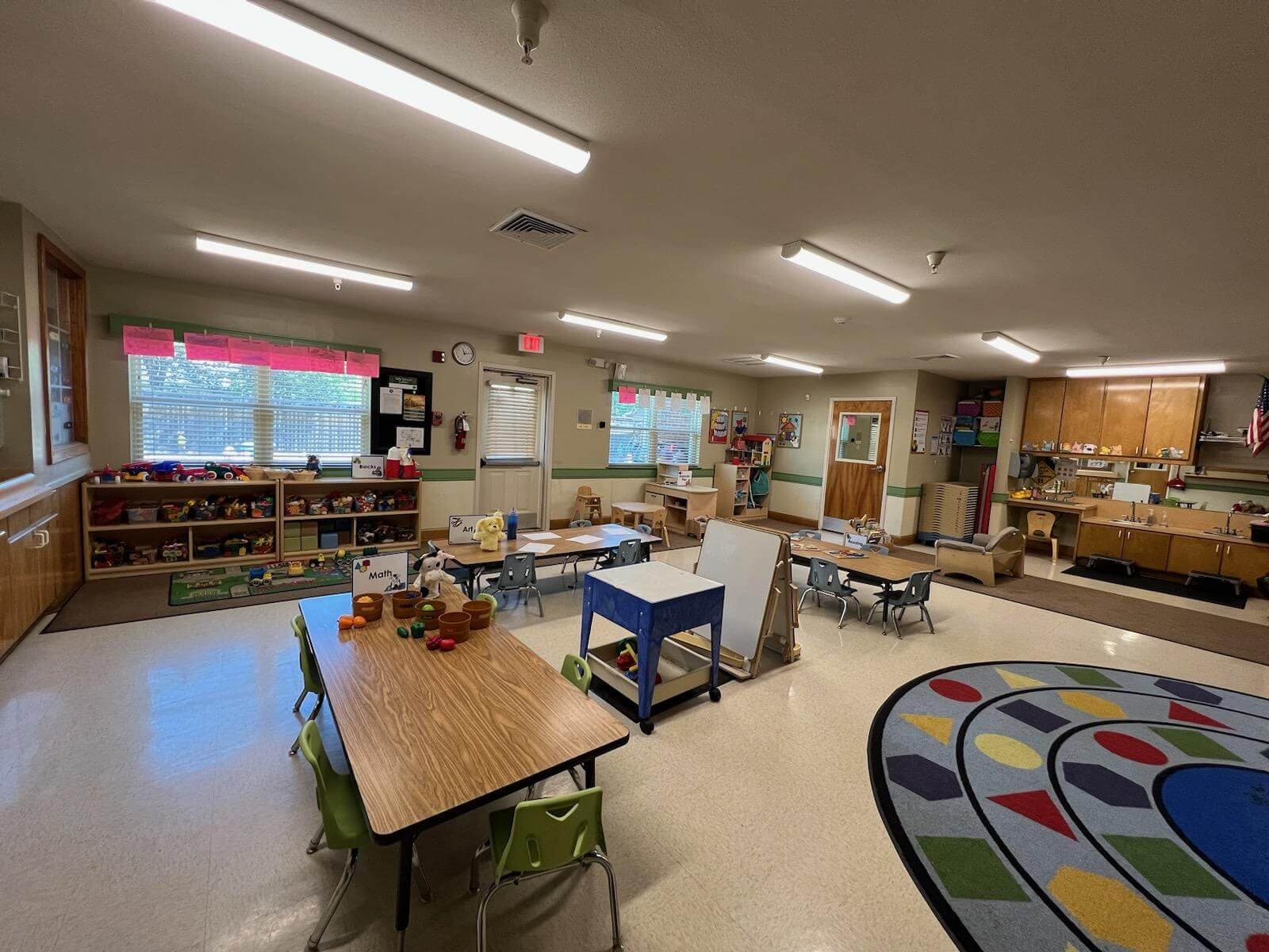early preschool classroom
