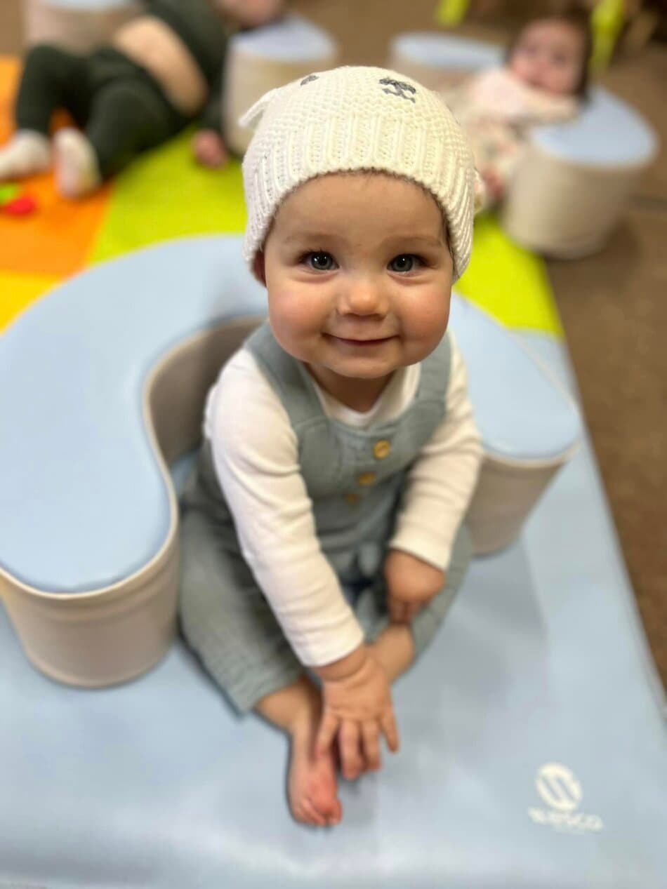 infant child smiling