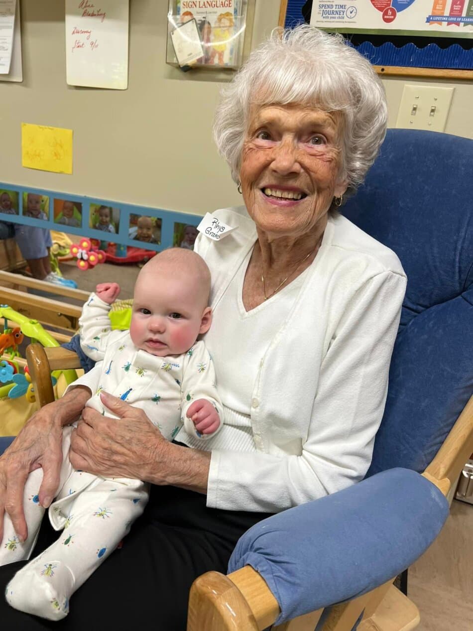 infant child smiling
