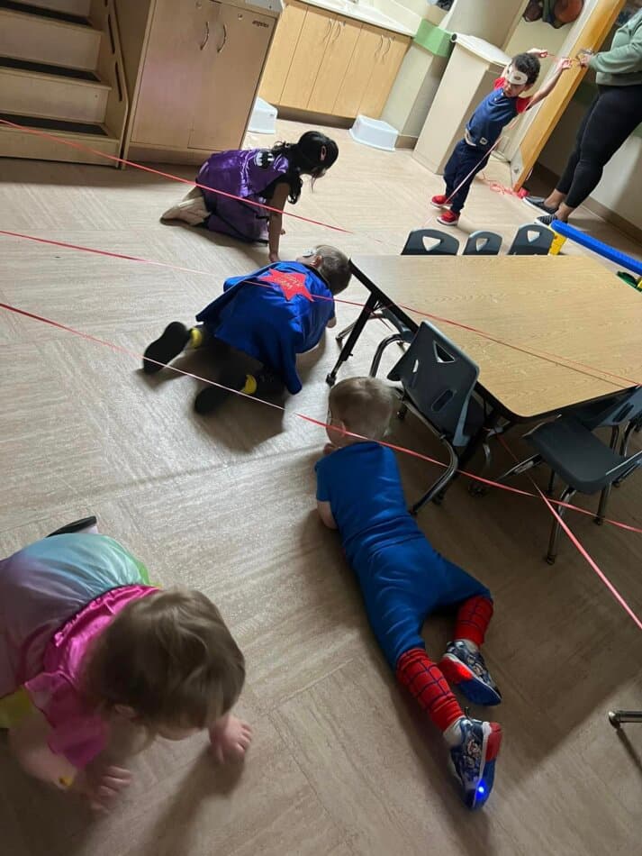 children crawling