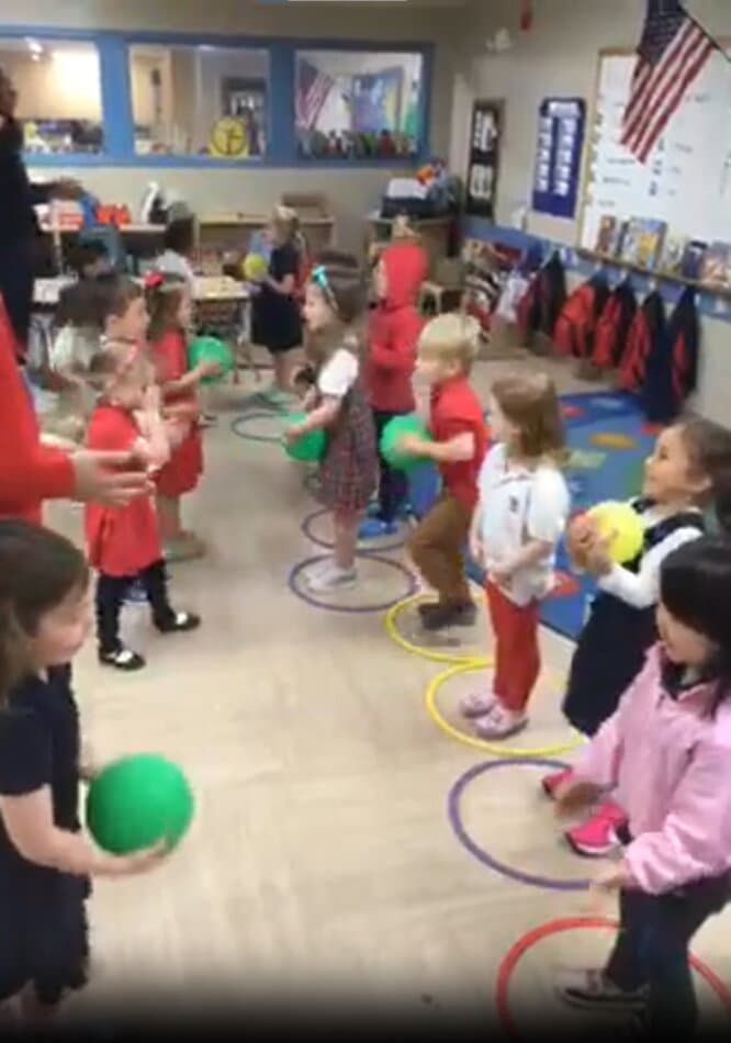 children playing a game