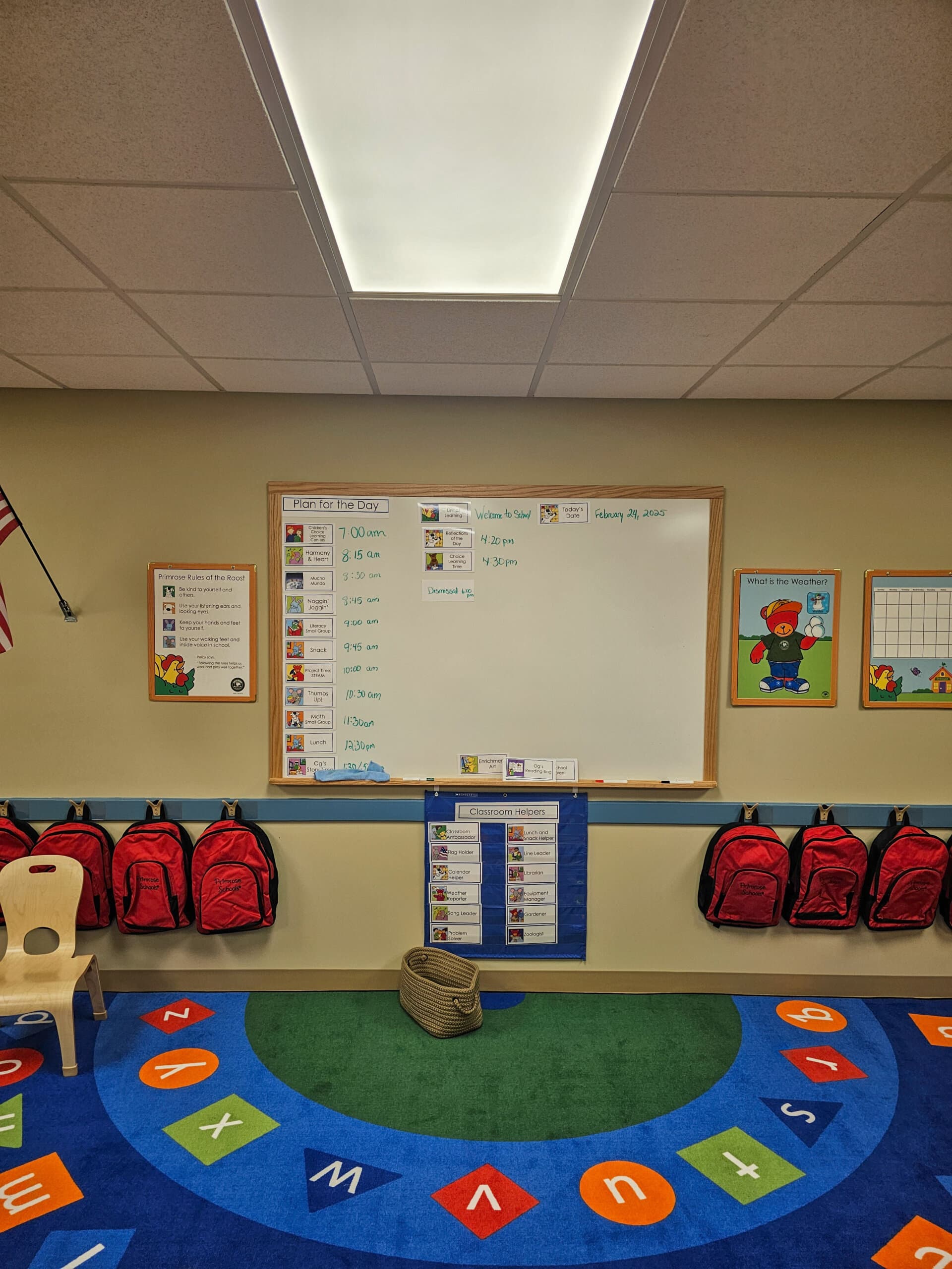 pre-kindergarten room