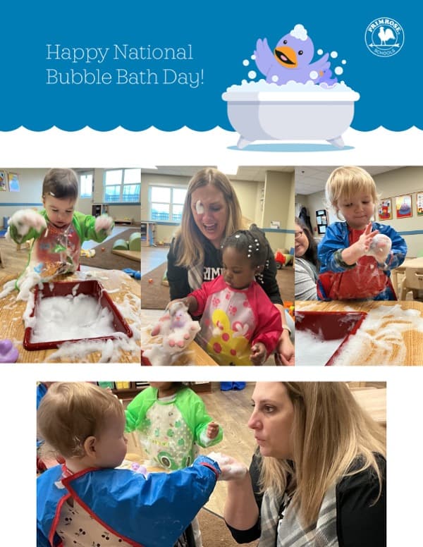 Toddler National Bubble Bath Day