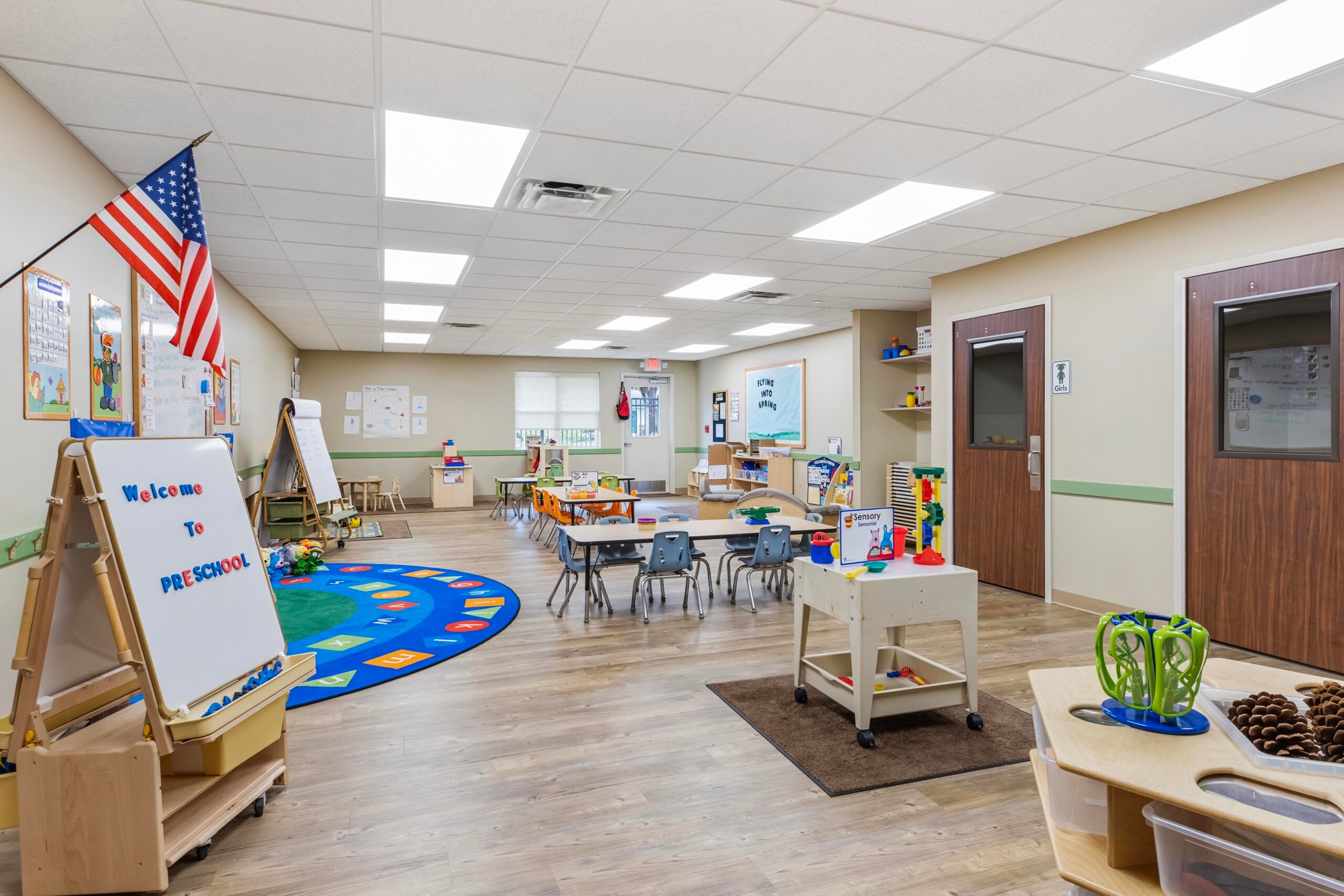 preschool classroom at primrose school of jenison at georgetown township
