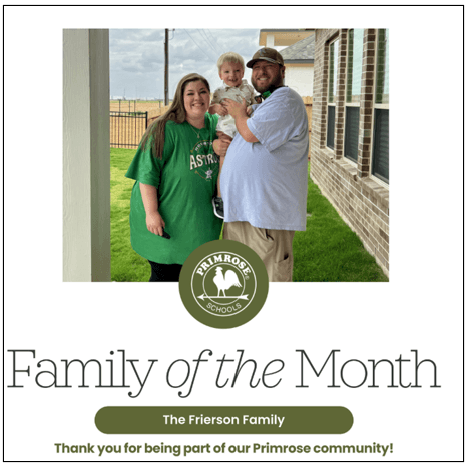 August Family of the Month: The Frierson Family