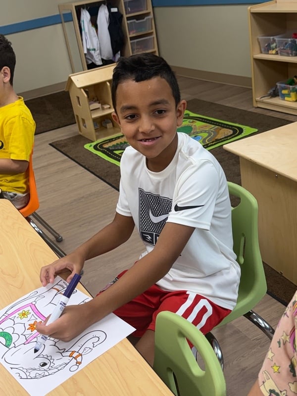 primrose waxhaw student learning about India's culture