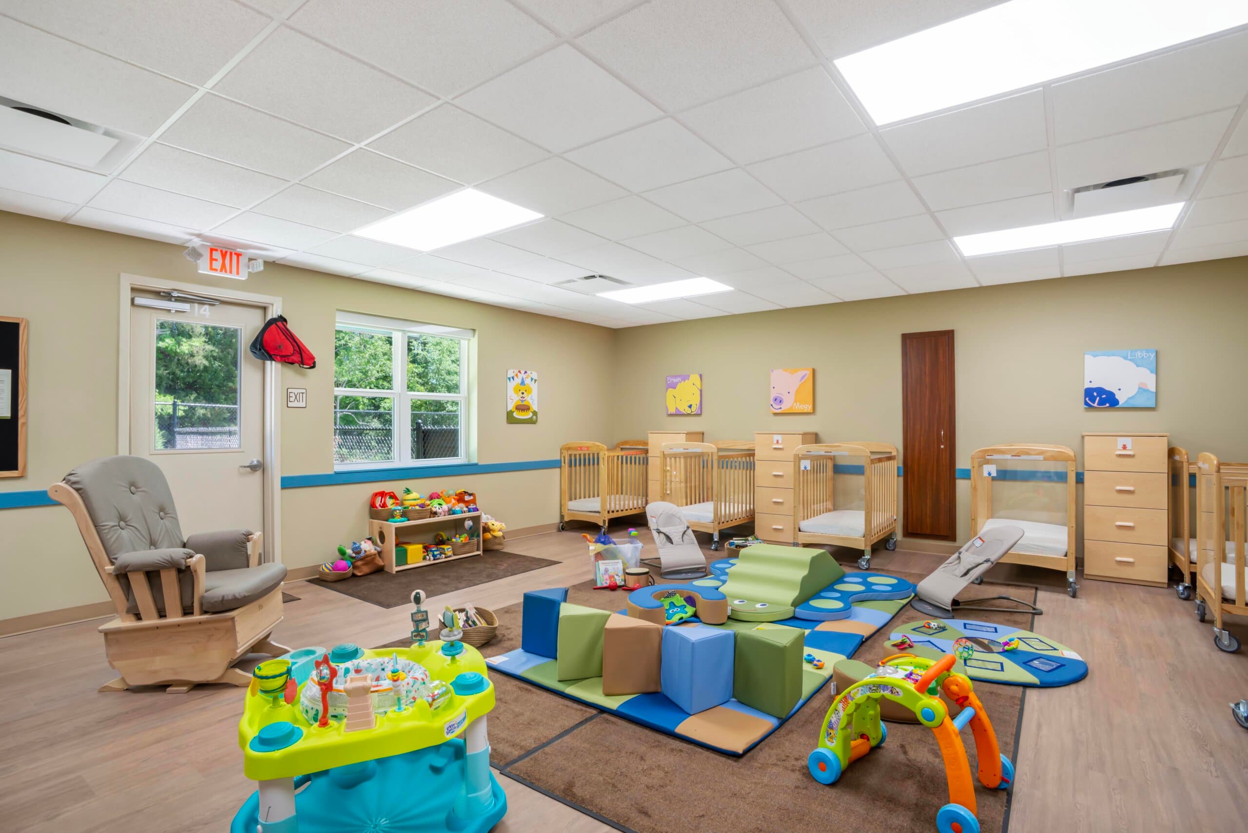 daycare room at Primrose School of Waxhaw