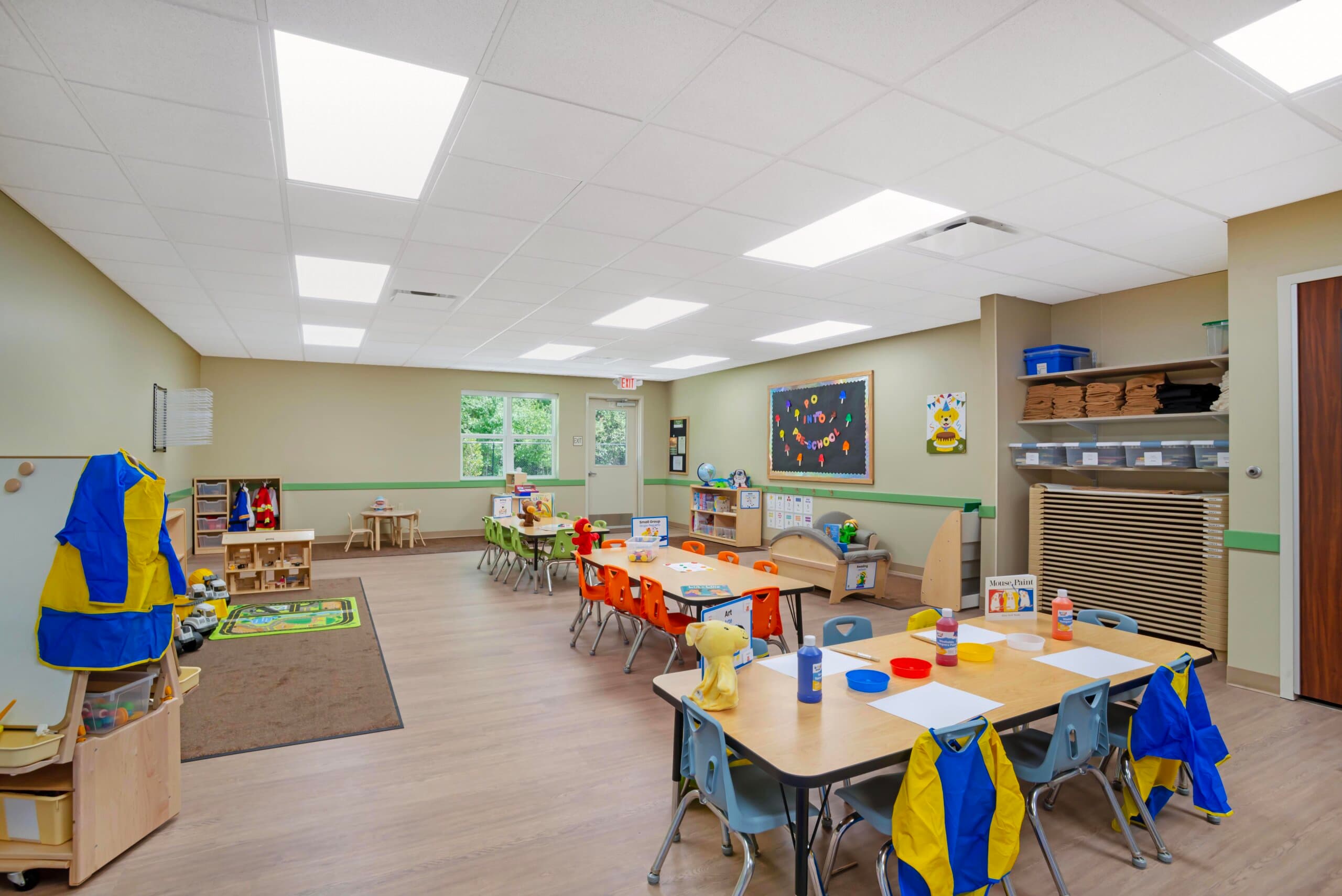 preschool classroom at Primrose School of Waxhaw