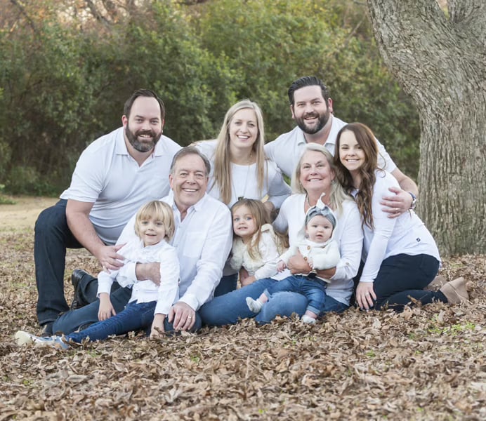 Owners, Kelly and Marti Davis, and Family at Primrose School of Valley Ranch