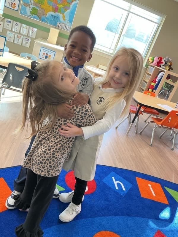 Friends Hugging