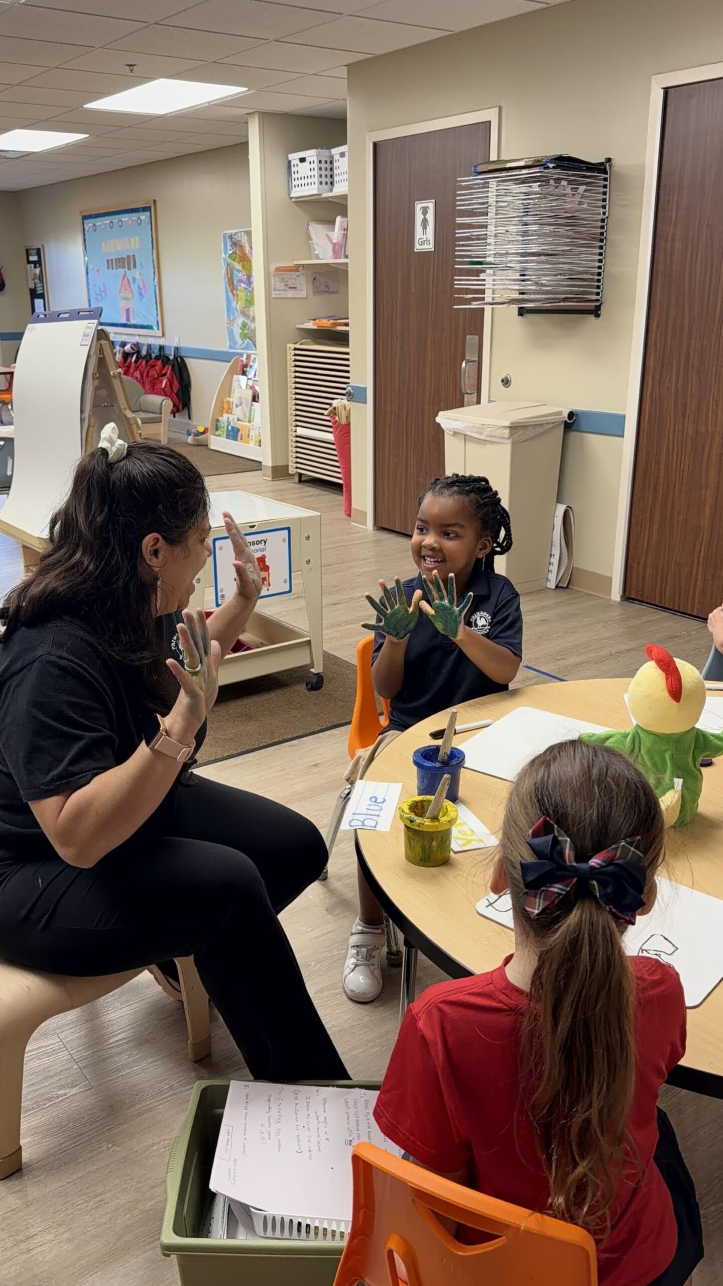 Clapping Syllables & Color Mixing
