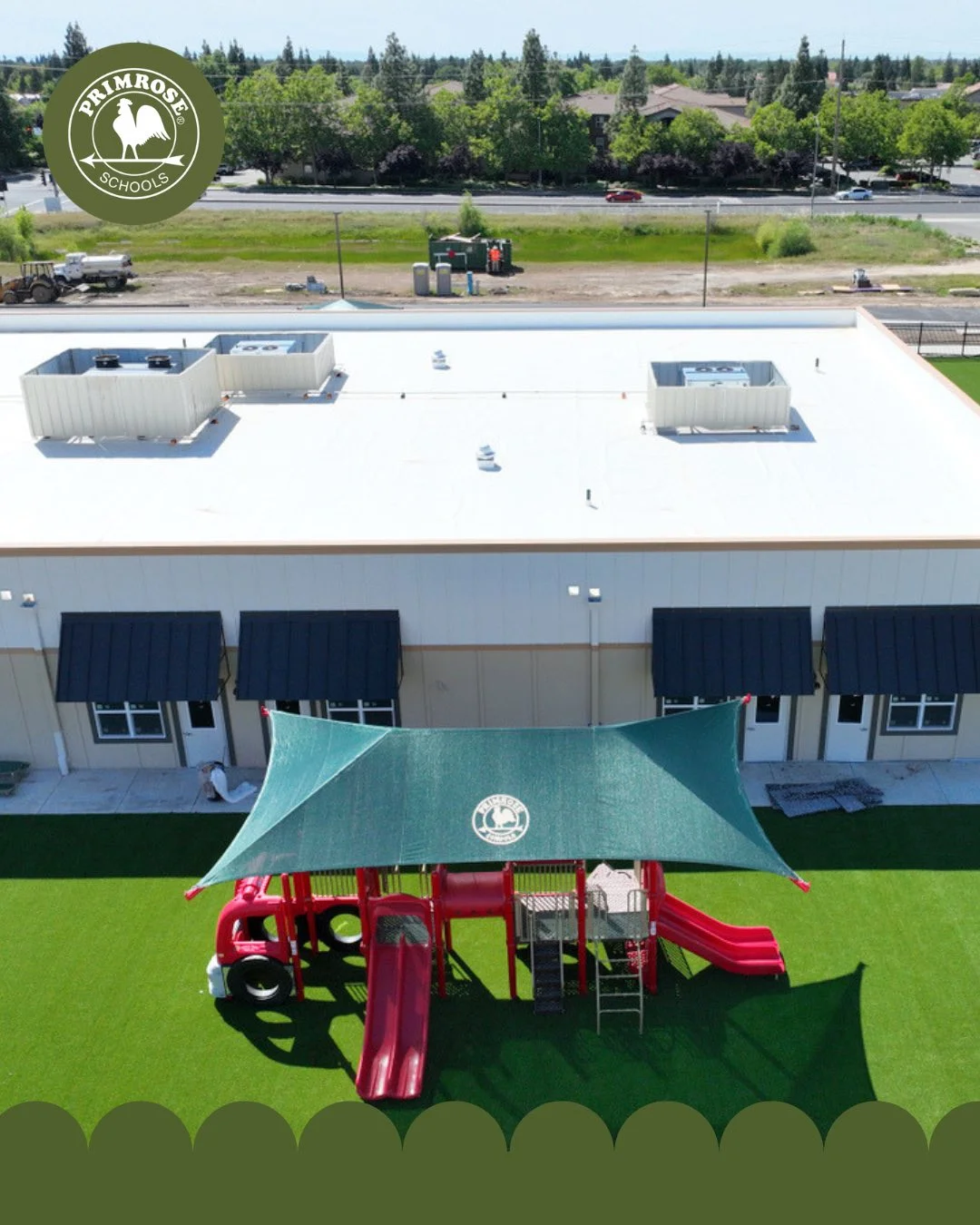 Our playgrounds are coming to life at Primrose School of Roseville at Blue Oaks!