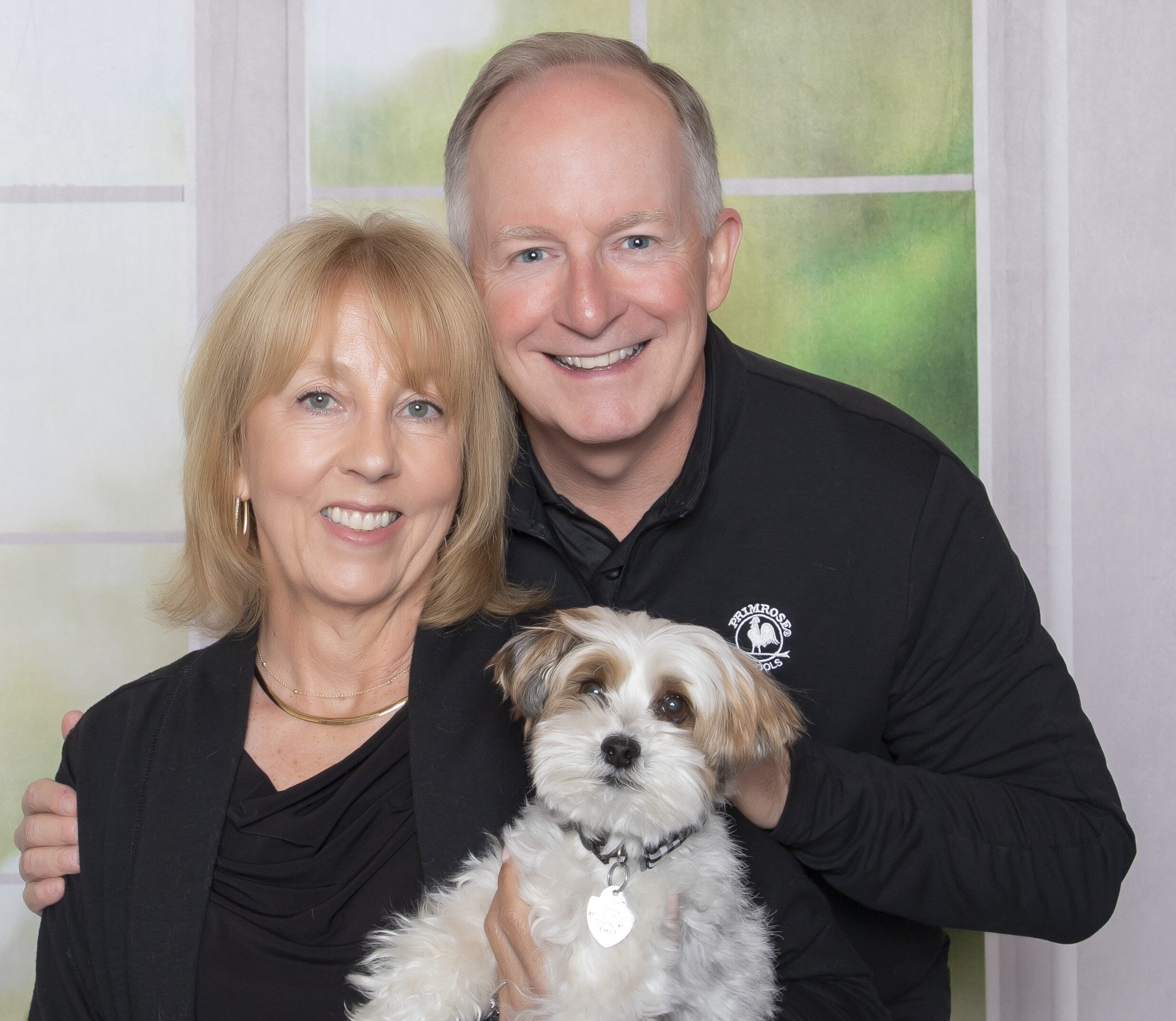 Mr. and Mrs. Fitzpatrick with Teddy