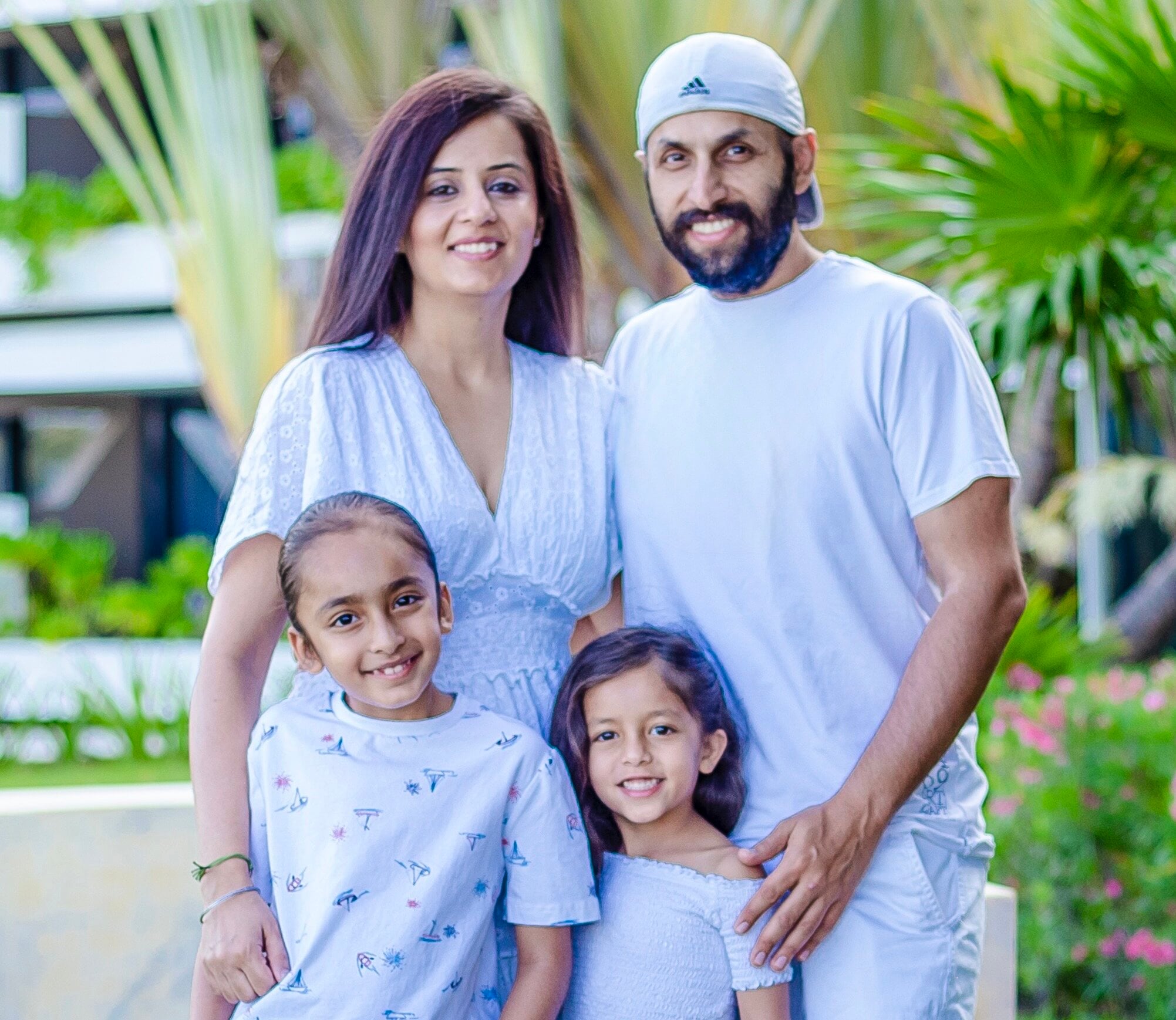 Family picture of owners of Primrose School of Saddle Rock