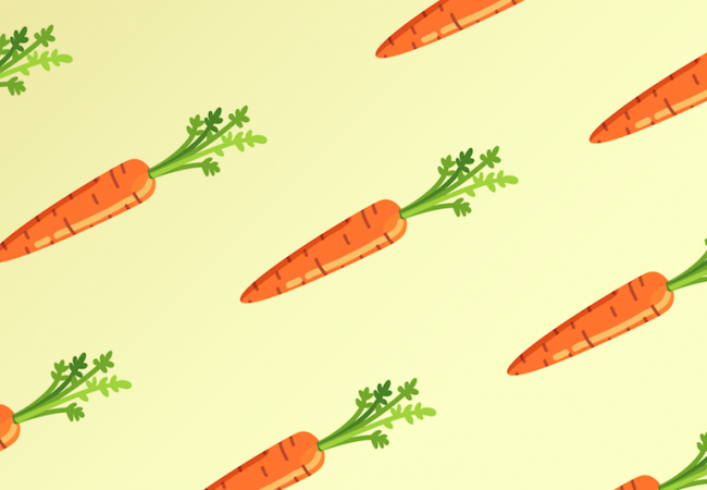 Carrots for kids collage