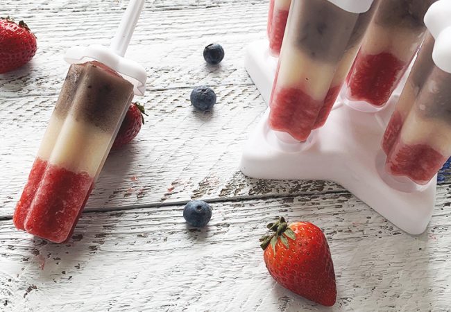 Snacktivity: Red, White and Blue Popsicles