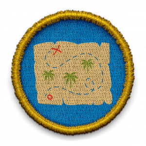Summer Adventure Club badge: Mystery Island